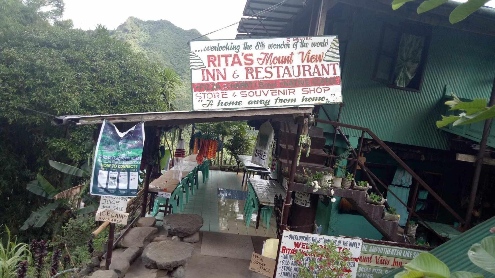 Batad Rita'S Mount View Inn And Restaurant Banaue Exterior foto